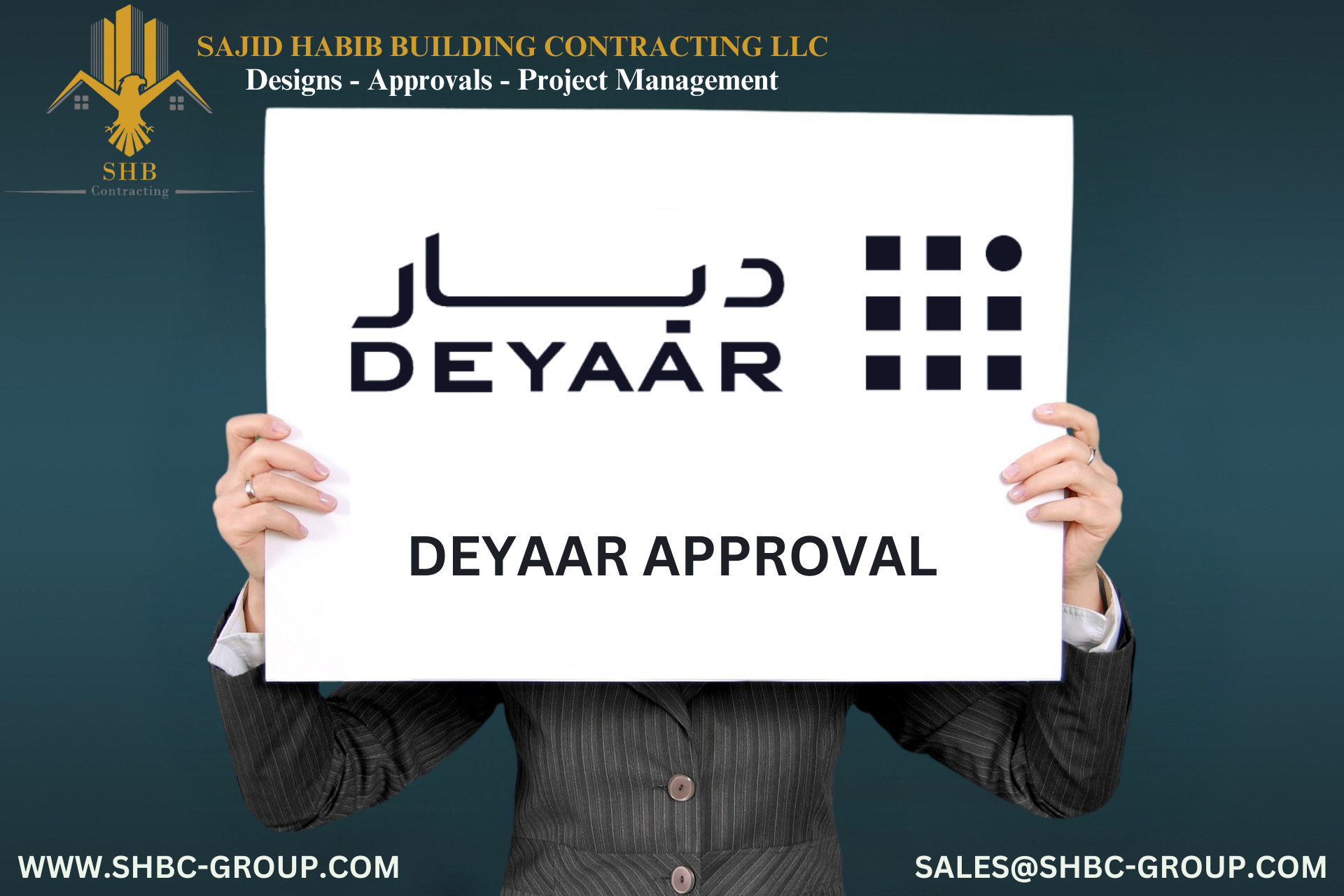 Deyaar Government Authority Approvals-Sajid Habib Building Contracting