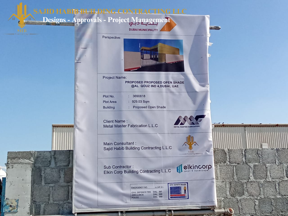 AL QUOZ DUBAI OPEN SHED STEEL CONSTRUCTION WORK BY SHB CONTRACTING